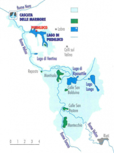 cartina storia lago piediluco